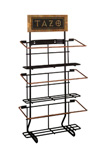 Tazo Tea Rack, 3 tier, holds 12 boxes