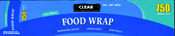 Plastic Food Wrap, 750 sq '