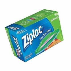 Zip Loc Sandwich Bags, 150 ct box