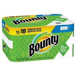 Bounty PlusPaper Towels, 12 pack 