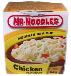 Mr Noodles in a Cup, Chicken 12 x 64g