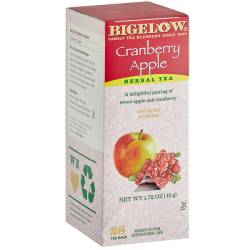 Bigelow, Cranberry Apple, 28ct box