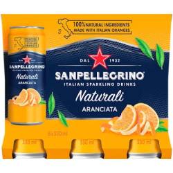 San Pellegrino Aranciata, 6 pack cans