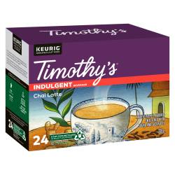 Timothy's CHAI LATTE, 24 K-CUPS