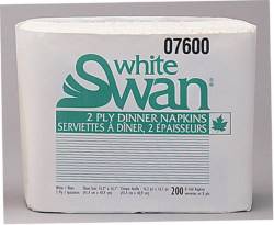White Swan Dinner Napkin 200 x 2ply