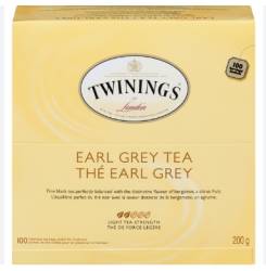Twinings Earl Grey 100ct box
