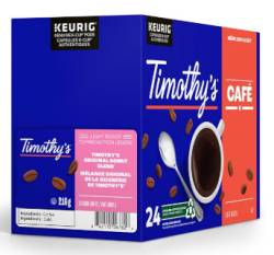 Timothy's Donut Blend, 24 K-CUPS (Mild) *Limited Time