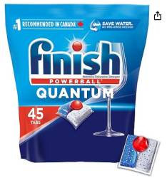Finish Powerball Quantum, Dishwasher tabs, 45ct